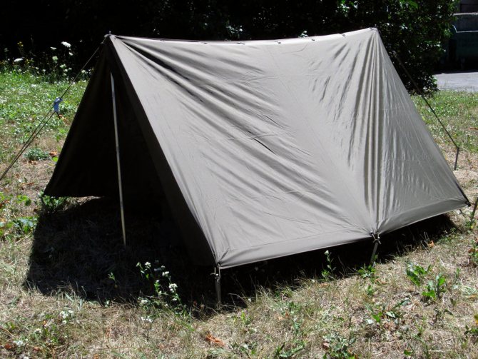 армейская плащ-палатка