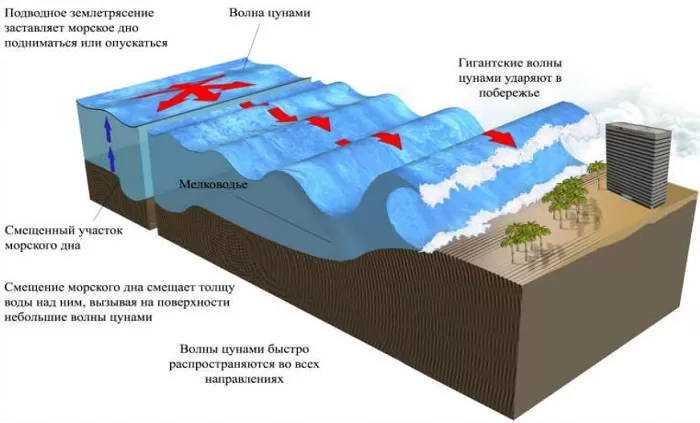 Tsunami formation