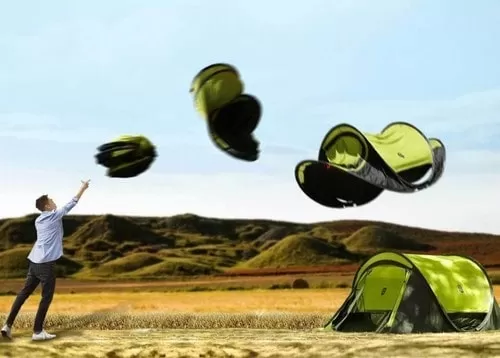 Принцип установки туристической палатки Xiaomi Camping Tent