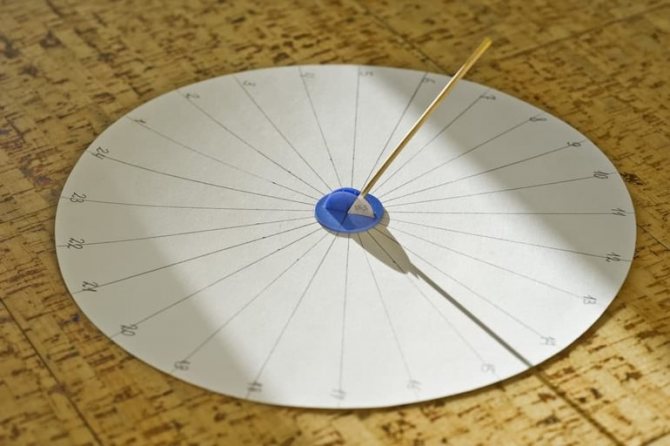 DIY sundial