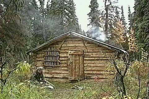 hunter&#39;s winter hut